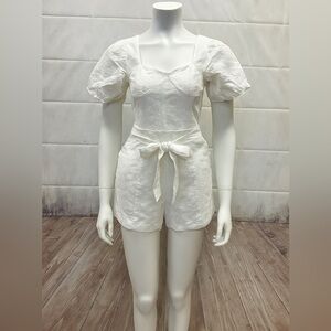”BlankNYC” Size XS White Romper